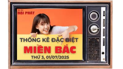 Thống Kê Giải Đặc Biệt Miền Bắc Hôm Nay Thứ 3 Ngày 01/07/2025
