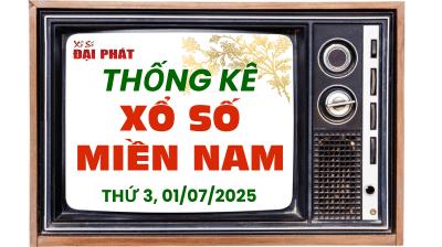 Thống Kê Xổ Số Miền Nam 01/07/2025 - Thống Kê XSMN Thứ 3 Ngày 01/07/2025