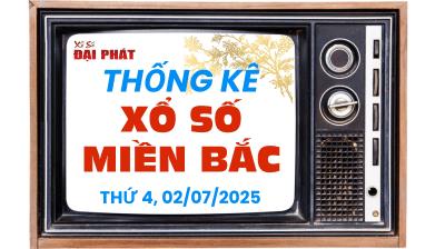 Thống Kê XSMB 02/07/2025 Thứ 4 - Phân Tích Kết Quả Xổ Số Miền Bắc 30 Ngày Gần Nhất