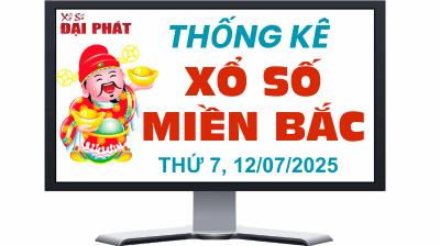 Thống Kê XSMB 12/07/2025 Thứ 7  - Phân Tích Kết Quả Xổ Số Miền Bắc Trong 30 Ngày Gần Nhất